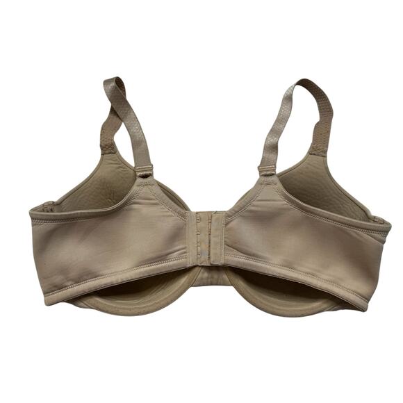 VANITY FAIR Beauty Back Full Figure Underwire Smoothing Bra Beige Sz 38DD 76380 - Picture 2 of 6